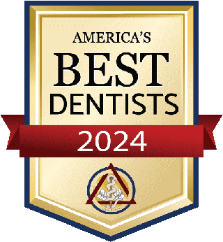America's Best Dentist 2024 badge